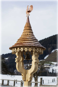 Glockenturm/Glockenstuhl GL8 in Fichten- und Lärchenholz handgefertigt