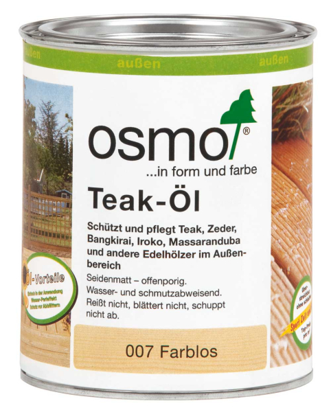 Terrassen-Öl 2,5 Liter für Holzterrassen - Farbton nach Wahl